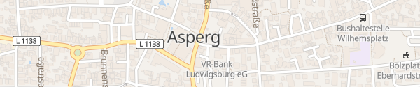Karte Bahnhofstraße Asperg