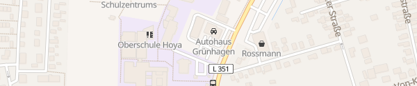 Karte Autohaus Grünhagen Hoya