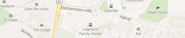 Karte Legoland Village Hotel Billund