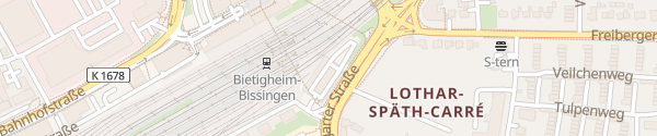 Karte DB BahnPark Parkhaus Stuttgarter Straße P1 Bietigheim-Bissingen