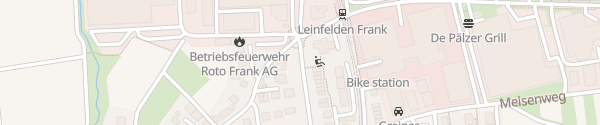 Karte Stuttgarter Straße Leinfelden-Echterdingen