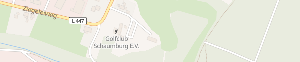 Karte Golfclub Schaumburg Obernkirchen
