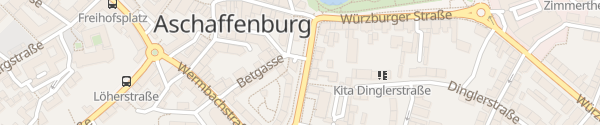 Karte Parkhaus Alexandrastraße Aschaffenburg
