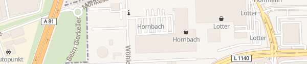 Karte Hornbach Ludwigsburg