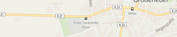 Karte Freie Tankstelle Rose Borgentreich