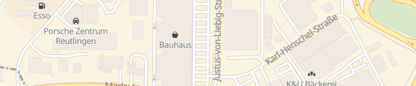Karte BAUHAUS Reutlingen