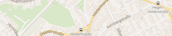 Karte Hölderlinplatz Stuttgart