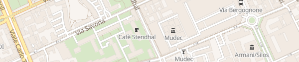 Karte Via Stendhal Milano