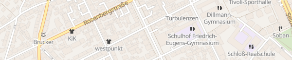 Karte Johannesstraße Stuttgart