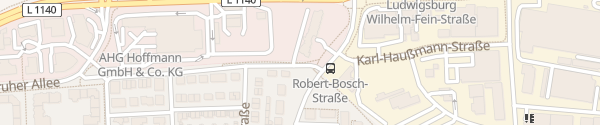 Karte Robert-Bosch-Straße Ludwigsburg