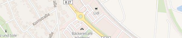 Karte E-Bike Ladesäule Lidl Offenau
