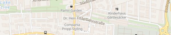 Karte Filderbahnstraße Leinfelden-Echterdingen