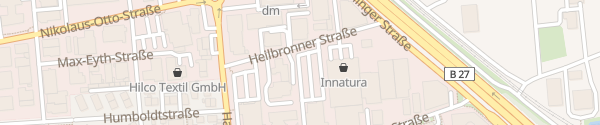 Karte ALDI Süd Karlsruher Straße Leinfelden-Echterdingen