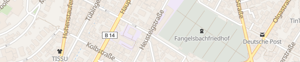 Karte Heusteigstraße Stuttgart