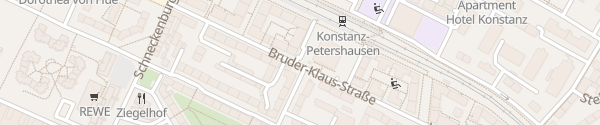 Karte Bruder-Klaus-Straße Konstanz