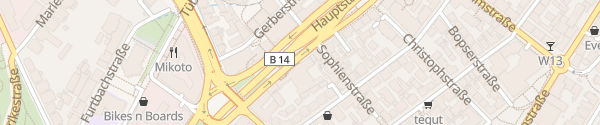 Karte Hauptstätter Straße Stuttgart