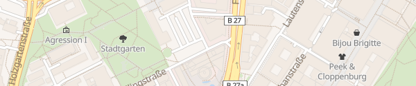 Karte Keplerstraße / Landesbank / Börse Stuttgart