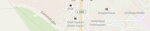 Karte Shell Tankstelle Gelnhausen