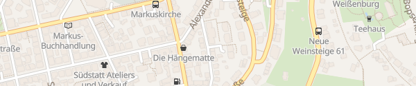 Karte Altenbergstraße Stuttgart