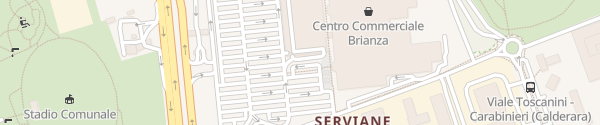 Karte Centro Commerciale Brianza Paderno Dugnano