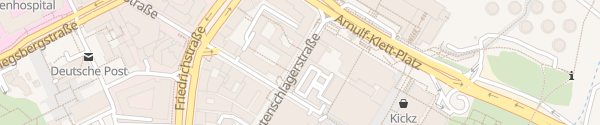 Karte Lautenschlagerstraße / S-Hauptbahnhof Stuttgart