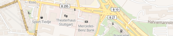 Karte Tiefgarage Mercedes-Benz Bank Stuttgart