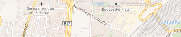 Karte Moskauer Straße Nord Stuttgart