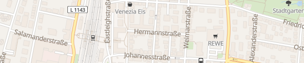 Karte Hermannstraße Kornwestheim