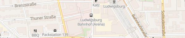 Karte Bahnhof Ludwigsburg
