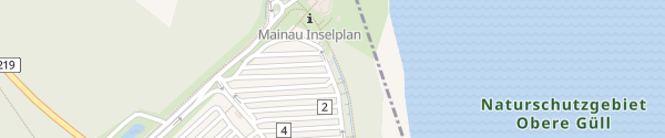 Karte Festlandparkplatz Insel Mainau Konstanz