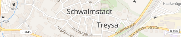 Karte Rathaus Schwalmstadt-Treysa