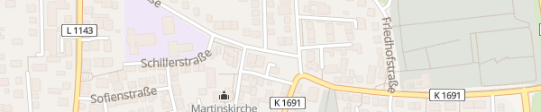 Karte Pflugfelder Straße Kornwestheim