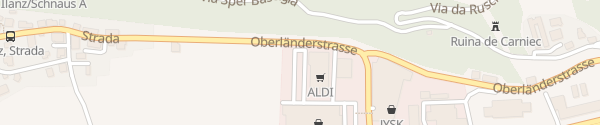 Karte GOFAST ALDI Ilanz