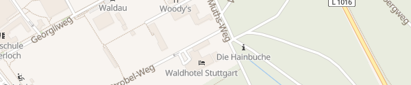 Karte Waldhotel Stuttgart Stuttgart