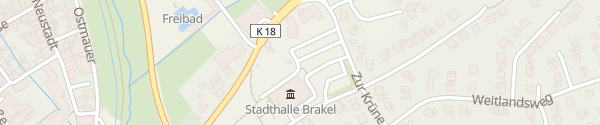 Karte Stadthalle Am Schützenanger Brakel