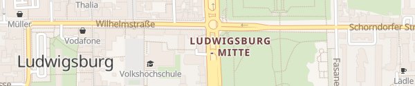 Karte Stuttgarter Straße Ludwigsburg