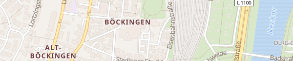Karte Bürgerhaus Böckingen Heilbronn