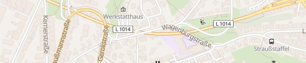Karte Wagenburgstraße Stuttgart