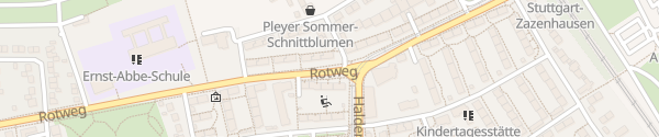 Karte Rotweg Stuttgart