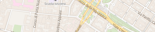 Karte Piazza della  Repubblica Milano