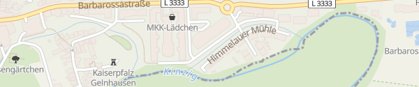 Karte Himmelauer Mühle Gelnhausen