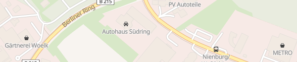 Karte Südring Nienburg/Weser
