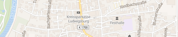 Karte Parkplatz Wiegehalle Pleidelsheim