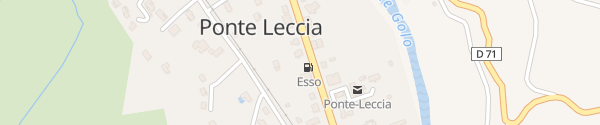 Karte Esso Tankstelle Ponte-Leccia