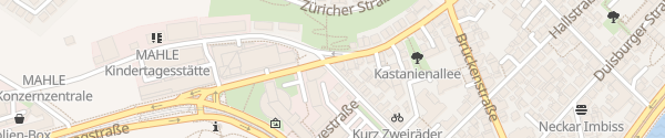 Karte Aachener Straße Stuttgart