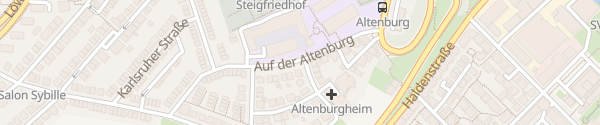 Karte Auf der Altenburg 13 Stuttgart