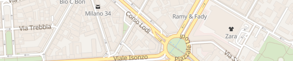 Karte Corso Lodi Milano