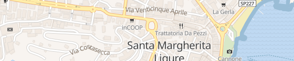 Karte Piazza Giuseppe Mazzini Santa Margherita Ligure