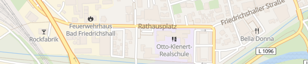 Karte Rathaus Bad Friedrichshall