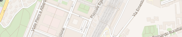 Karte Piazzale Egeo Milano